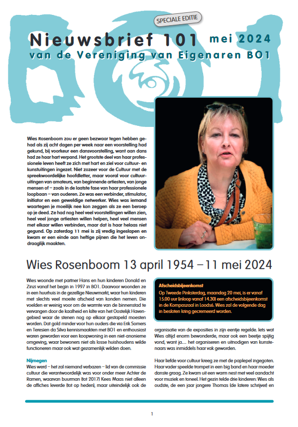 BO1-special over Wies Rosenboom